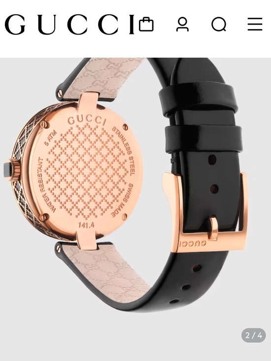 The Gucci
Diamantissima
Swiss-made women\'s dress
watch main image 8